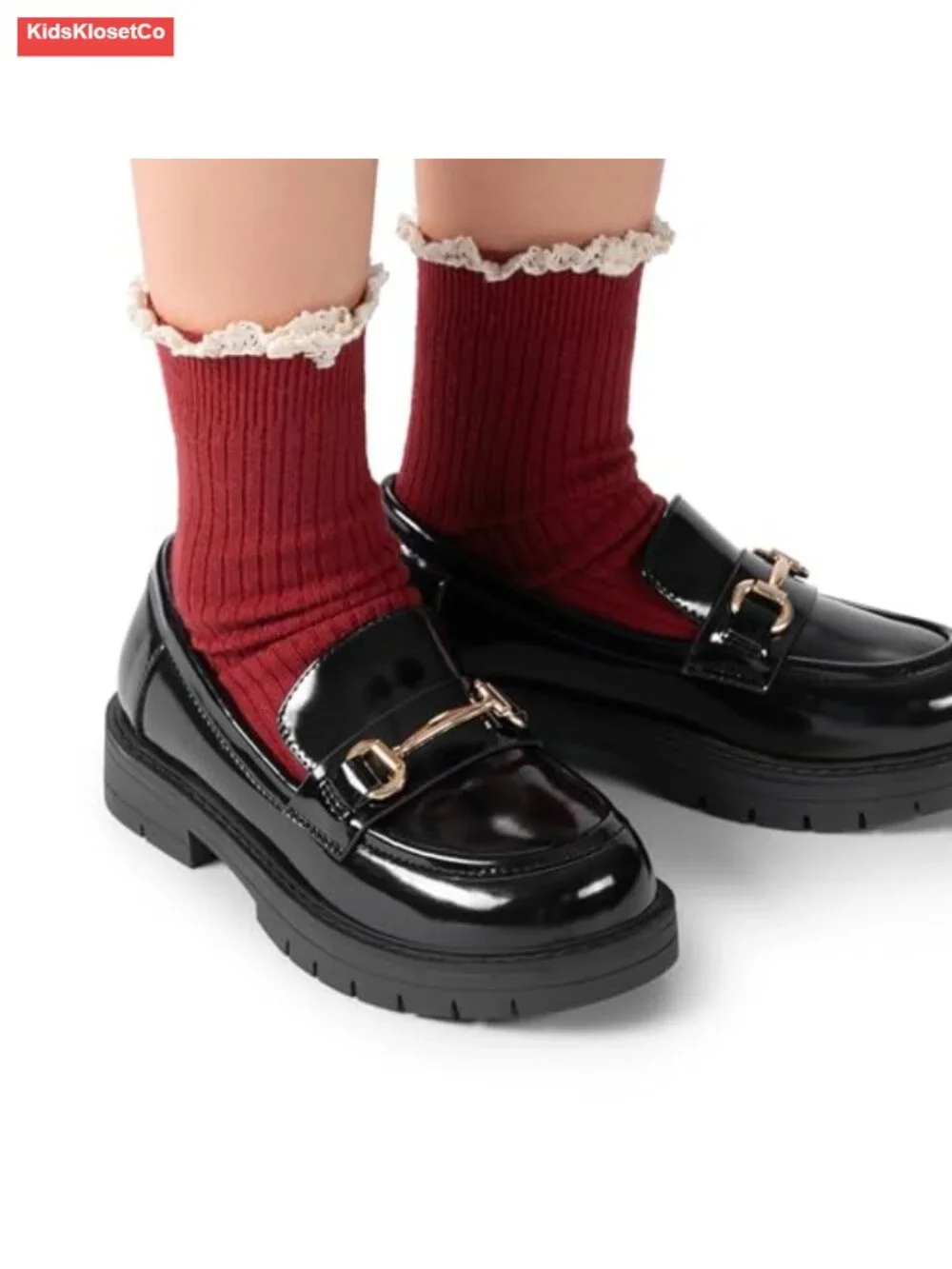 Girls' Loafers School Shoes Low-Heel Lightweight
